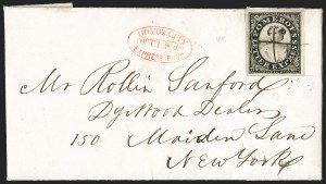Sale 1232, Lot 1703, Boyd's Local Post Specialized Collection: Stampless, Conjunctive Uses