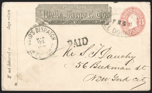 Sale 1232, Lot 1710, Boyd's Local Post Specialized Collection: Stampless, Conjunctive Uses