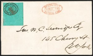 Sale 1232, Lot 1714, Boyd's Local Post Specialized Collection: Eagle and Globe Issues