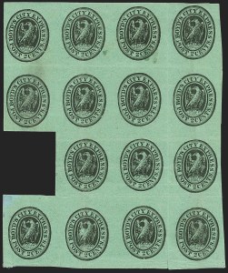 Sale 1232, Lot 1724, Boyd's Local Post Specialized Collection: Eagle and Globe Issues