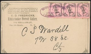 Sale 1232, Lot 1742, Boyd's Local Post Specialized Collection: Mercury Series, Postal Stationery, Balances