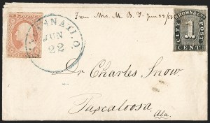 Sale 1232, Lot 1759, Local Posts and Independent Mails: Brainard thru Eagle City Post