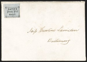 Sale 1232, Lot 1774, Local Posts and Independent Mails: Brainard thru Eagle City Post