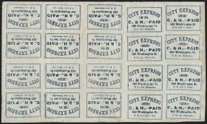 Sale 1232, Lot 1779, Local Posts and Independent Mails: Floyd's thru Moody's