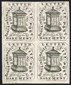 Sale 1232, Lot 1784, Local Posts and Independent Mails: Floyd's thru Moody's