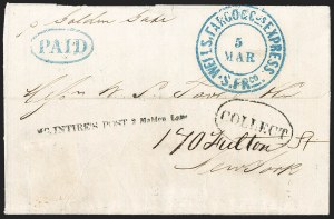 Sale 1232, Lot 1791, Local Posts and Independent Mails: Floyd's thru Moody's