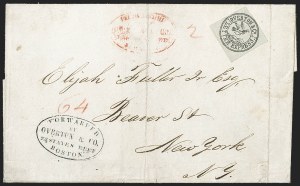Sale 1232, Lot 1800, Local Posts and Independent Mails: Overton thru Westtown, Balances