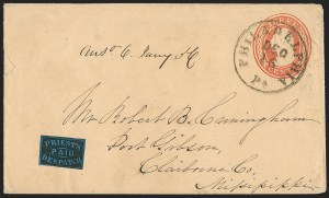 Sale 1232, Lot 1802, Local Posts and Independent Mails: Overton thru Westtown, Balances
