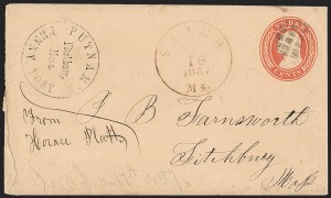 Sale 1232, Lot 1803, Local Posts and Independent Mails: Overton thru Westtown, Balances
