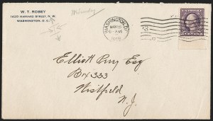 Sale 1233, Lot 1532, William T. Robey Letters