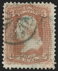 Sale 1234, Lot 111, 1867-68 Grilled Issue and 1875 Re-Issue of 1861-66 Issue (Scott 81-111)
