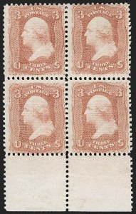 Sale 1234, Lot 119, 1867-68 Grilled Issue and 1875 Re-Issue of 1861-66 Issue (Scott 81-111)
