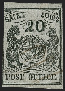 Sale 1234, Lot 12, Postmasters' Provisionals