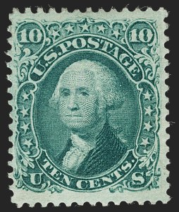 Sale 1234, Lot 120, 1867-68 Grilled Issue and 1875 Re-Issue of 1861-66 Issue (Scott 81-111)