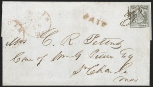Sale 1234, Lot 13, Postmasters' Provisionals