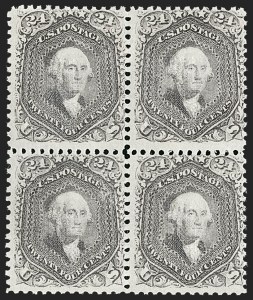 Sale 1234, Lot 131, 1867-68 Grilled Issue and 1875 Re-Issue of 1861-66 Issue (Scott 81-111)