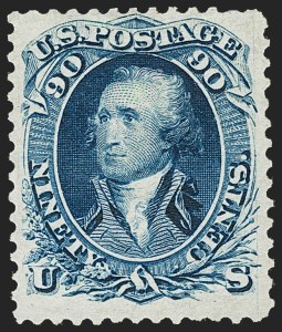 Sale 1234, Lot 132, 1867-68 Grilled Issue and 1875 Re-Issue of 1861-66 Issue (Scott 81-111)