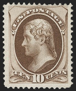 Sale 1234, Lot 164, 1870-73 Bank Note Issues (Scott 134-166)