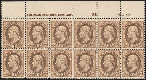 Sale 1234, Lot 217, 1881-88 American Bank Note Co. Issues (Scott 211B-218)