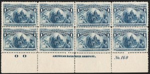 Sale 1234, Lot 242, 1893 Columbian Issue (Scott 230-245)