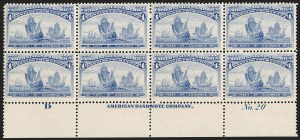 Sale 1234, Lot 248, 1893 Columbian Issue (Scott 230-245)