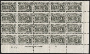 Sale 1234, Lot 256, 1893 Columbian Issue (Scott 230-245)