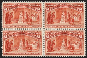 Sale 1234, Lot 265, 1893 Columbian Issue (Scott 230-245), $1.00-$5.00 Columbian (241-245) Sale 1234, Lot 265, 1893 Columbian Issue (Scott 230-245)