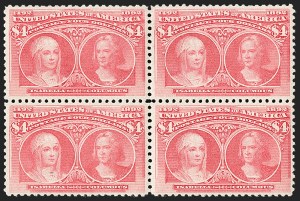 Sale 1234, Lot 265, 1893 Columbian Issue (Scott 230-245), $1.00-$5.00 Columbian (241-245) Sale 1234, Lot 265, 1893 Columbian Issue (Scott 230-245)