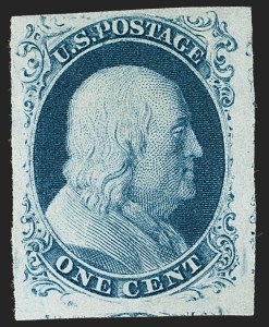 Sale 1234, Lot 27, 1851-56 Issue (Scott 5-17)