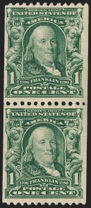 Sale 1234, Lot 293, 1902-08 Issues including Rare Coils (Scott 308-322)