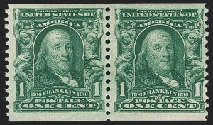 Sale 1234, Lot 297, 1902-08 Issues including Rare Coils (Scott 308-322)