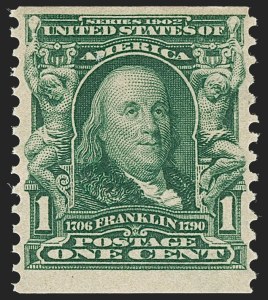 Sale 1234, Lot 298, 1902-08 Issues including Rare Coils (Scott 308-322)