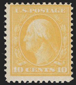 Sale 1234, Lot 318, 1908-10 Washington-Franklin Issues including Bluish Paper (Scott 356-365)