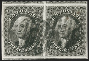Sale 1234, Lot 36, 1851-56 Issue (Scott 5-17)