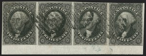 Sale 1234, Lot 39, 1851-56 Issue (Scott 5-17)
