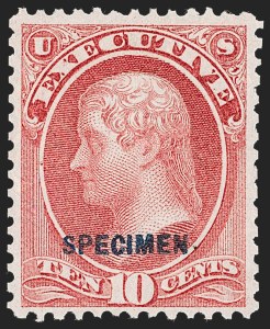 Sale 1234, Lot 412, Official Special Printings (Interior, Justice, Navy, Post Office)