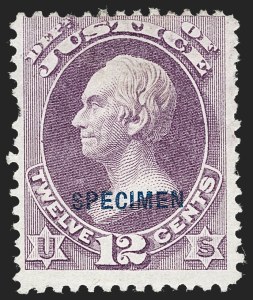 Sale 1234, Lot 424, Official Special Printings (Interior, Justice, Navy, Post Office)