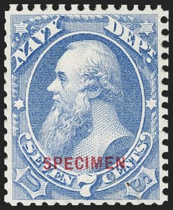 Sale 1234, Lot 431, Official Special Printings (Interior, Justice, Navy, Post Office)