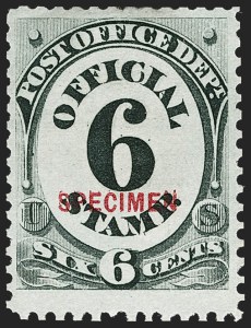 Sale 1234, Lot 439, Official Special Printings (Interior, Justice, Navy, Post Office)