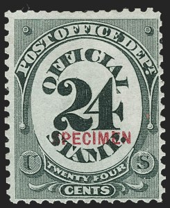 Sale 1234, Lot 443, Official Special Printings (Interior, Justice, Navy, Post Office)