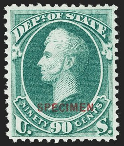 Sale 1234, Lot 446, Official Special Printings (State, Treasury, War)