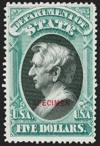 Sale 1234, Lot 448, Official Special Printings (State, Treasury, War)