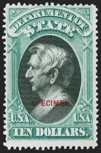 Sale 1234, Lot 449, Official Special Printings (State, Treasury, War)