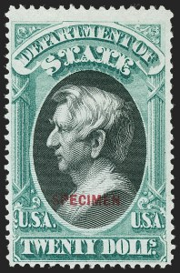 Sale 1234, Lot 450, Official Special Printings (State, Treasury, War)