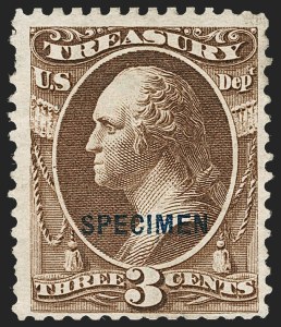 Sale 1234, Lot 452, Official Special Printings (State, Treasury, War)