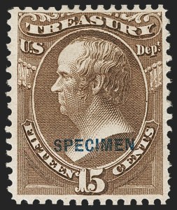 Sale 1234, Lot 457, Official Special Printings (State, Treasury, War)