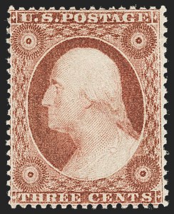 Sale Number 1234, Lot Number 46, 1857-60 Issue (Scott 18-39)
