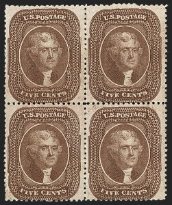 Sale 1234, Lot 54, 1857-60 Issue (Scott 18-39)