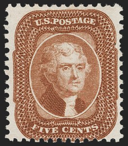 Sale 1234, Lot 70, 1875 Reprint of 1857-60 Issue (Scott 40-47)