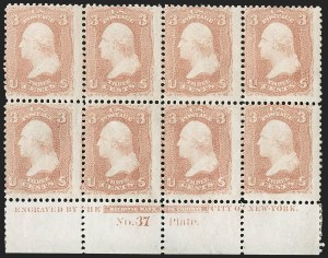 Sale 1234, Lot 85, 1861-66 Issue (Scott 56-78)